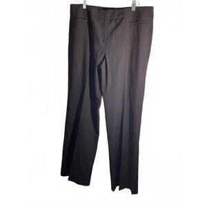 Lafayette 148 New York Women's Stretch Wool Mid-Rise Wide-Leg Pants  Size 14